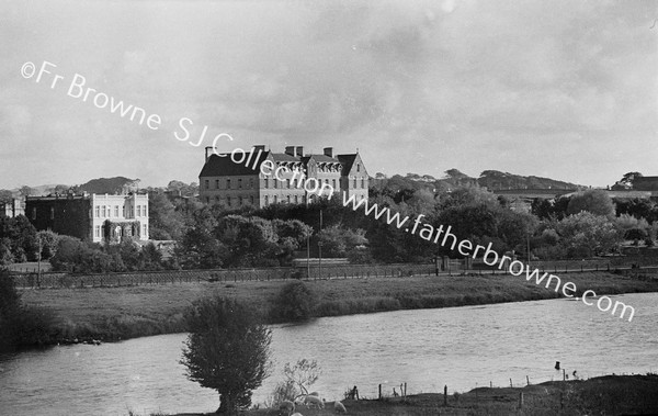 COLLEGE & BISHOPS HOUSE FROM ACROSS RIVER